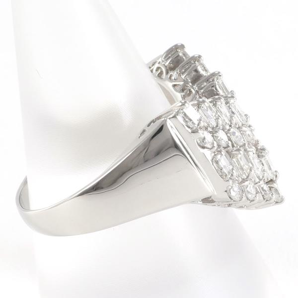 PT900 Platinum Diamond Ring 17 Size 2.00ct