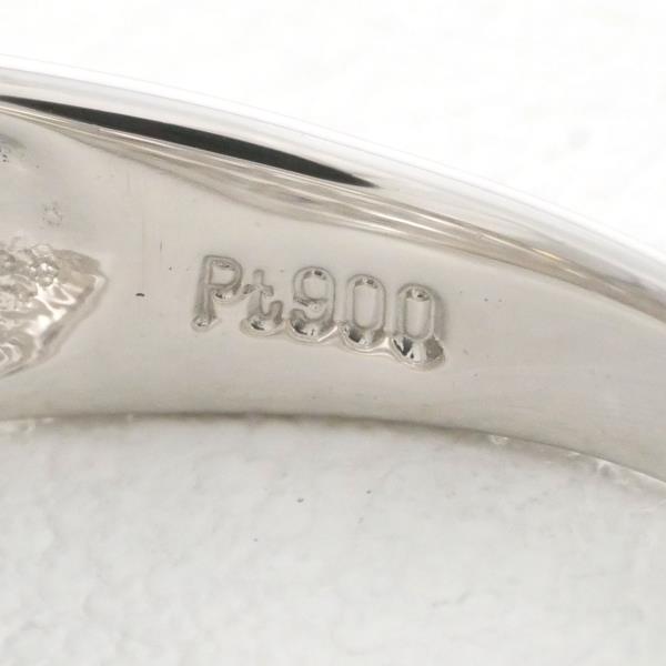 PT900 Platinum Diamond Ring 12 in Pristine Condition