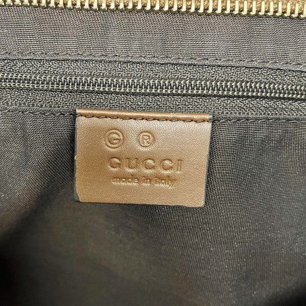 Gucci GG Canvas Leather Shoulder Bag 388929 in Good Condition