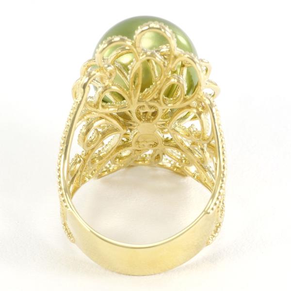 K18 Yellow Gold Pearl Ring 9