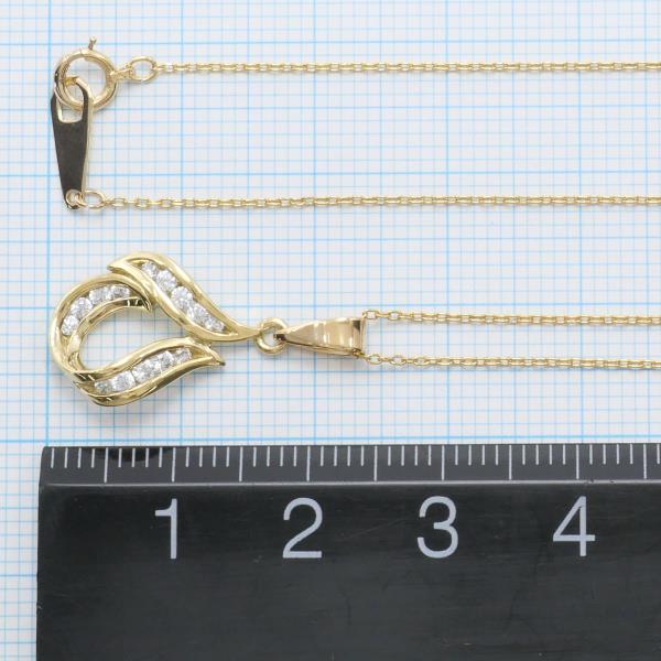 K18 Yellow Gold Zirconia Necklace