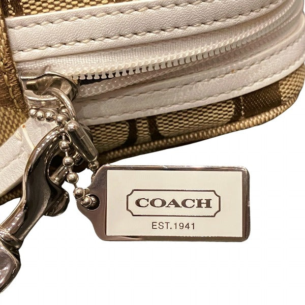 Coach Canvas Leather Signature Pouch 1783