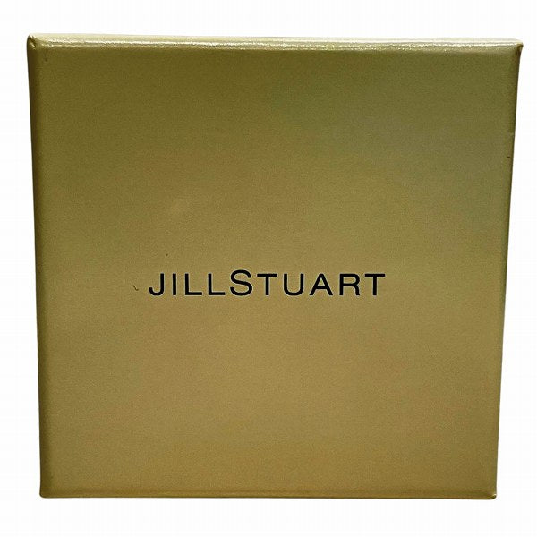 Jill Stuart Heart Ribbon Gold 2WAY Metal Zircon Earrings in Great Condition