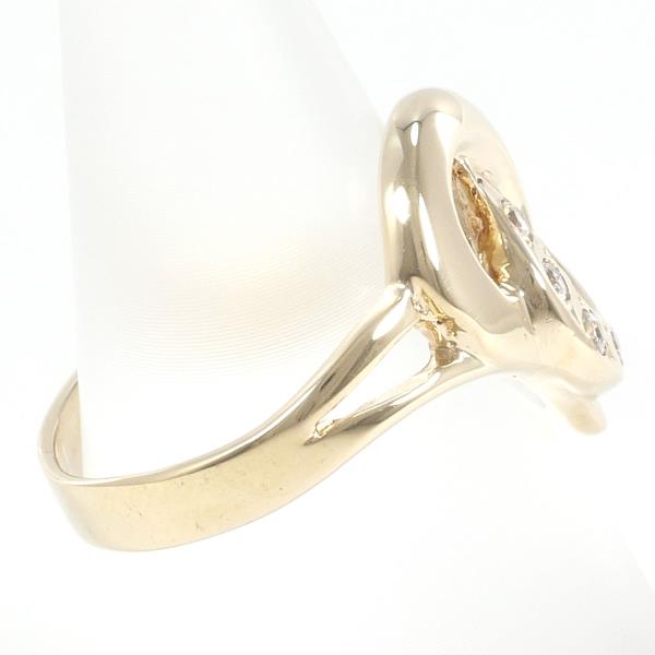 K10 Yellow Gold Zirconia Ring