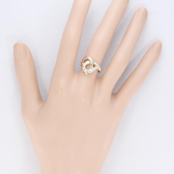 K10 Yellow Gold Zirconia Ring