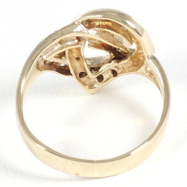 K10 Yellow Gold Zirconia Ring