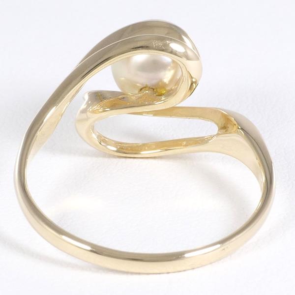 14K Yellow Gold Pearl Ring 17.5 in Excellent Condition