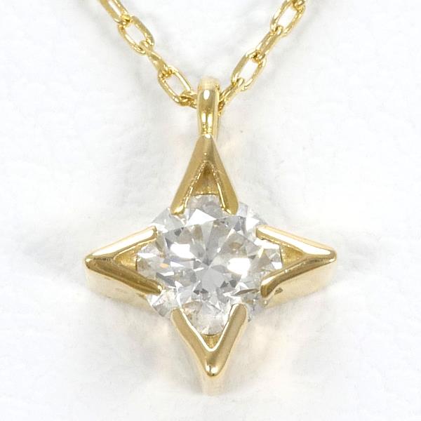 Aker K18 Yellow Gold Diamond Necklace in Excellent Condition