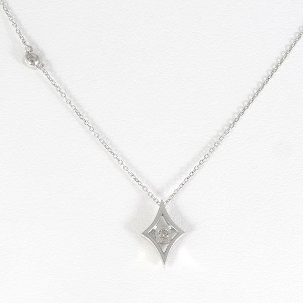 K18 White Gold Diamond Necklace