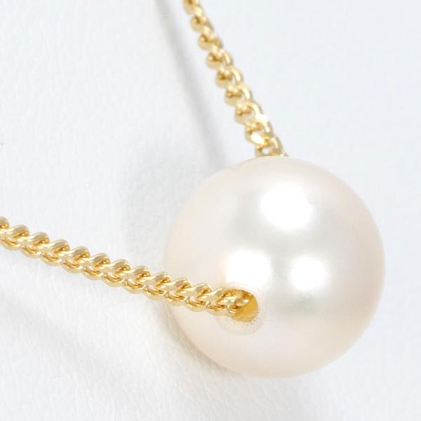 K18 Yellow Gold Pearl Necklace in Pristine Condition