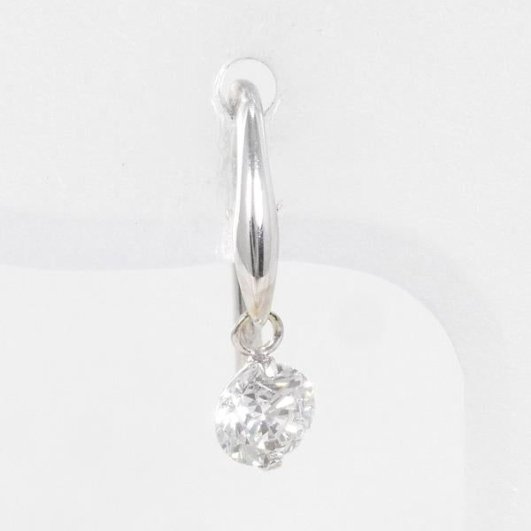 K18 White Gold Diamond Earring 0.10ct in Great Condition