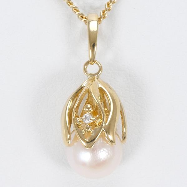 K18 Yellow Gold Pearl Necklace