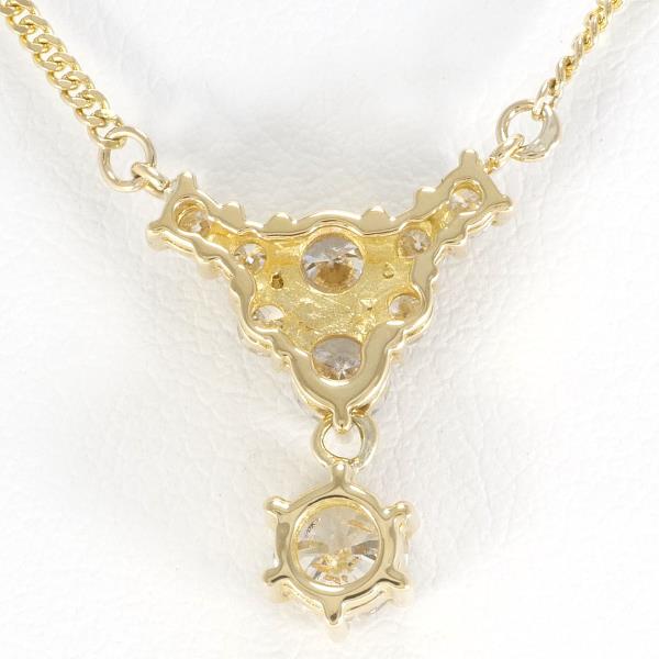 K18 Yellow Gold Diamond Necklace 0.96ct in Excellent Condition