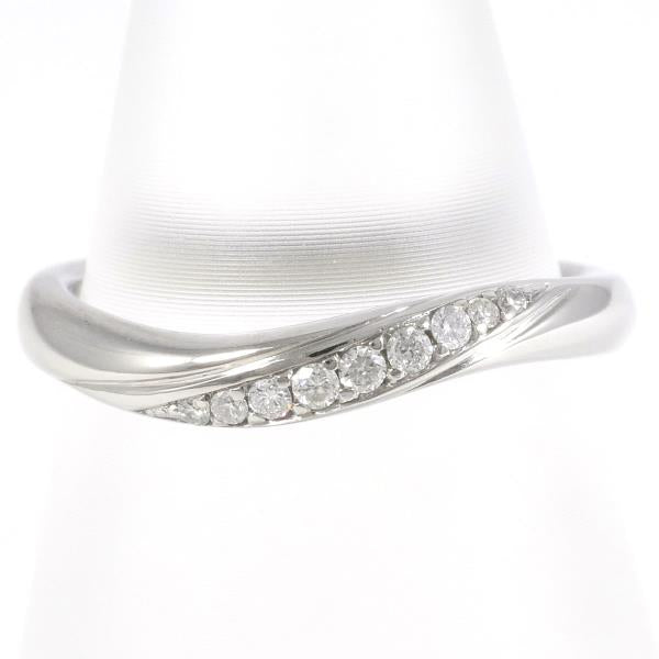 PT950 Platinum Diamond Ring 6.5 in Excellent Condition