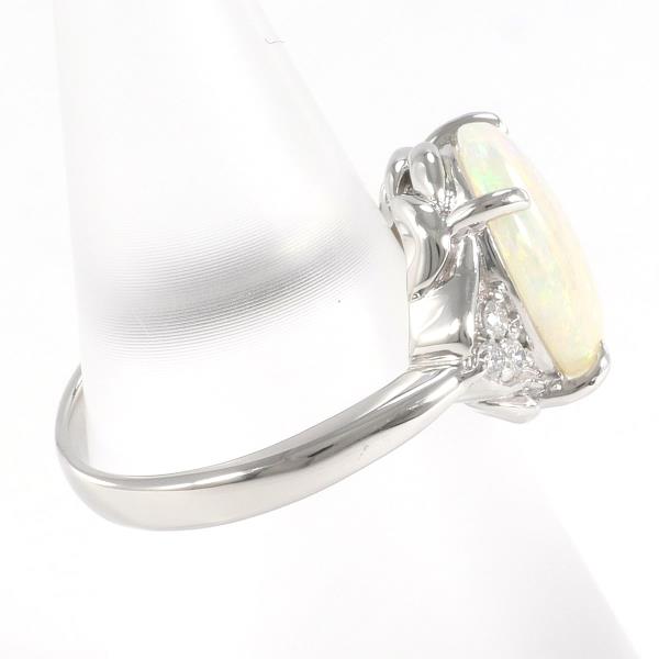 PT900 Platinum Opal Ring 10.5 in Excellent Condition