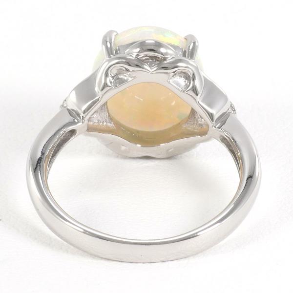 PT900 Platinum Opal Ring 10.5 in Excellent Condition