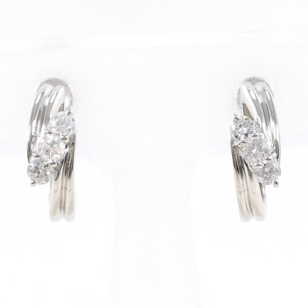 PT900 Platinum Diamond Earrings