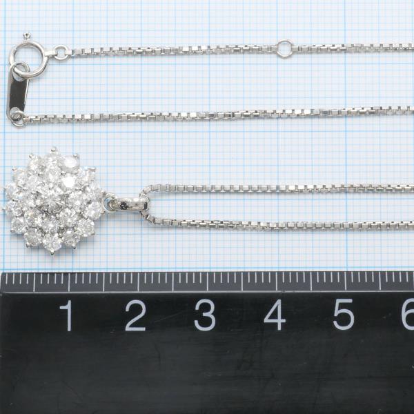 PT900 PT850 Platinum Diamond Necklace 2.01ct in Pristine Condition