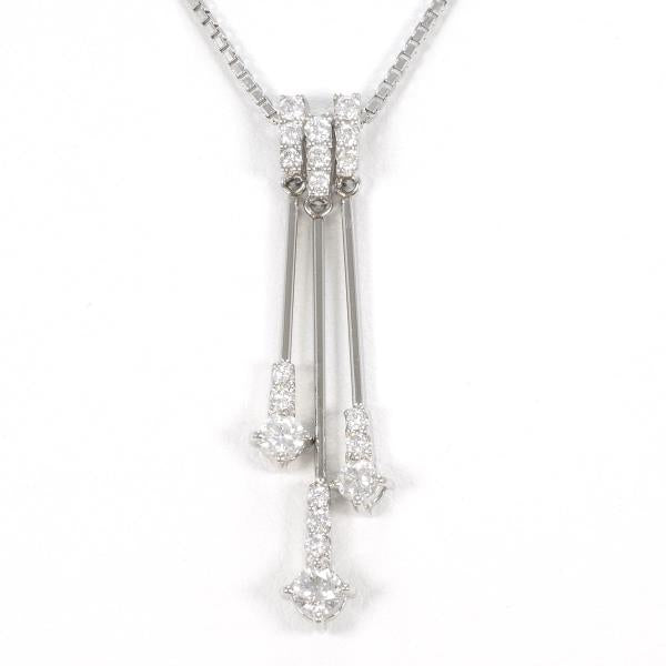 Platinum PT900 PT850 Diamond Necklace