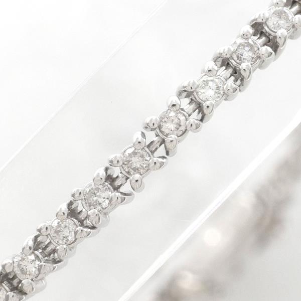 PT850 Platinum Diamond Bracelet 18cm