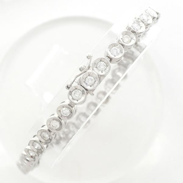 PT850 Platinum Diamond Bracelet