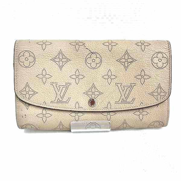 Louis Vuitton Monogram Mahina Leather Iris Long Wallet M60144 in Good Condition