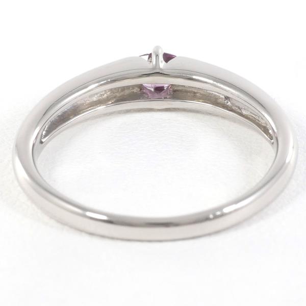 PT900 Platinum Rhodolite Garnet Ring Size 11 in Excellent Condition