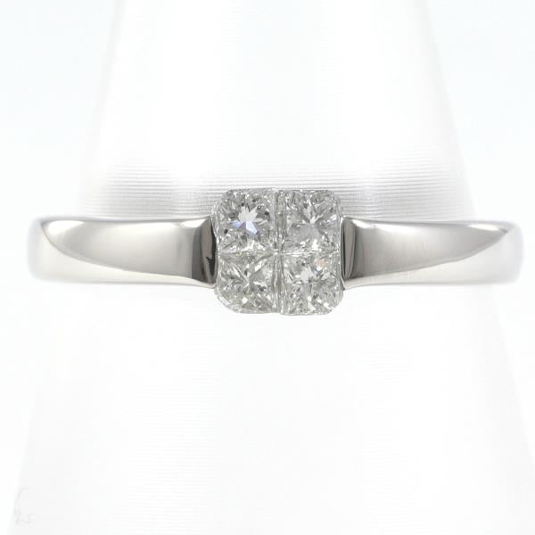 PT900 Platinum Diamond Ring Size 10