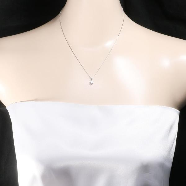 K14 White Gold Zirconia Necklace