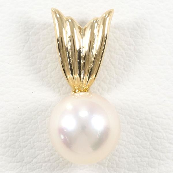 Tasaki K18 Yellow Gold Pearl Pendant