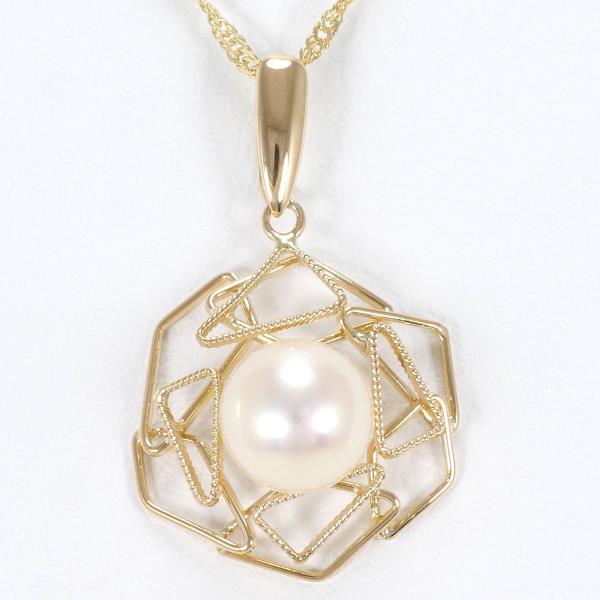 K18 Yellow Gold Pearl Necklace