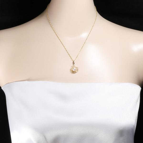 K18 Yellow Gold Pearl Necklace