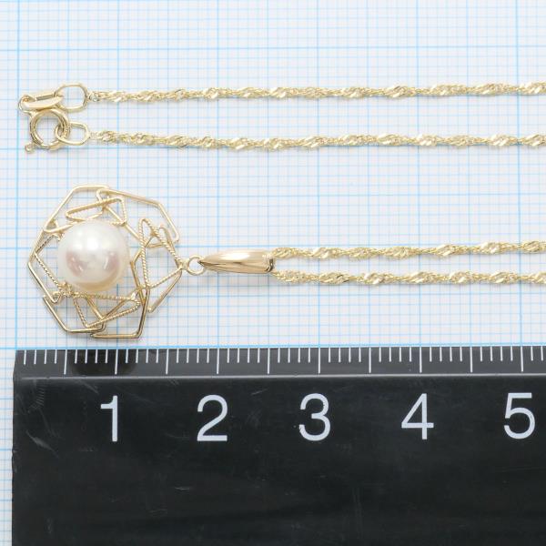 K18 Yellow Gold Pearl Necklace