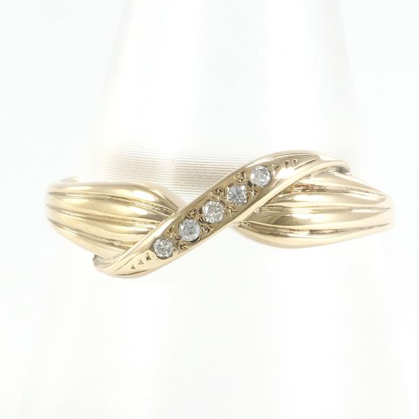 K9 Yellow Gold Diamond Ring