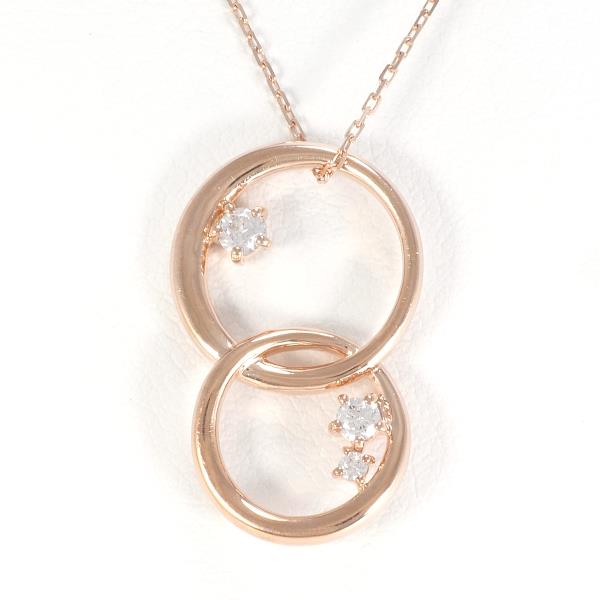 Canal 4℃ Silver PG Plated Zirconia Necklace