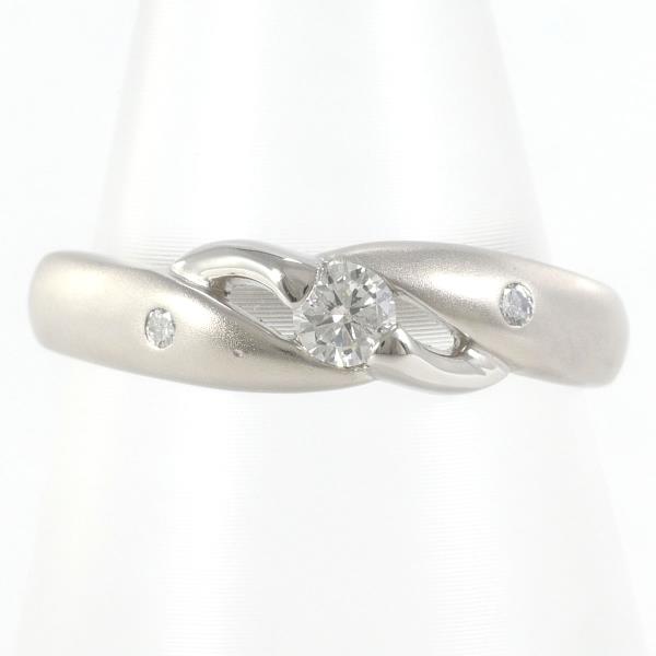 PT900 Platinum Diamond Ring 10.5