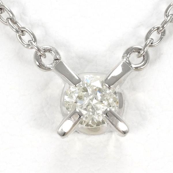 PT900 Platinum PT850 Diamond Necklace in Pristine Condition