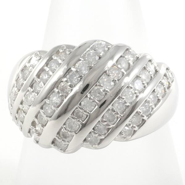 PT900 Platinum Diamond Ring 14号 1.00ct