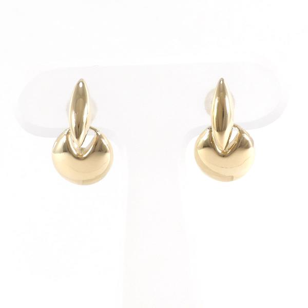 K18 Yellow Gold Earrings in Excellent Condition