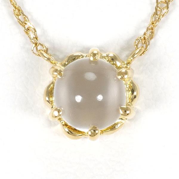 K18 Yellow Gold Moonstone Necklace in Excellent Condition