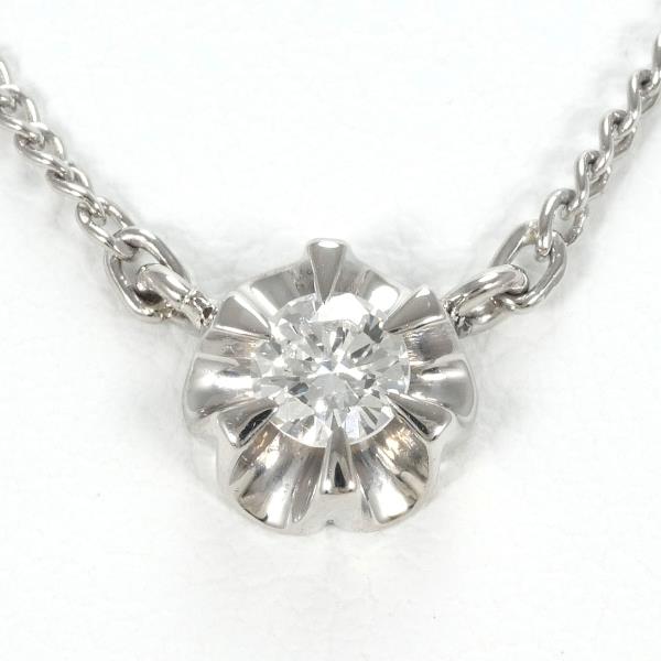 PT900 PT850 Platinum Diamond Necklace in Excellent Condition