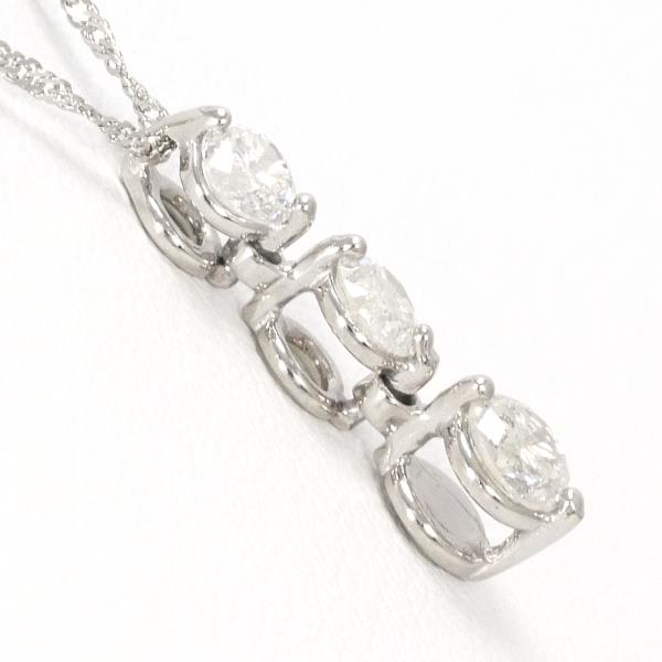 PT900 PT850 Platinum Diamond Necklace