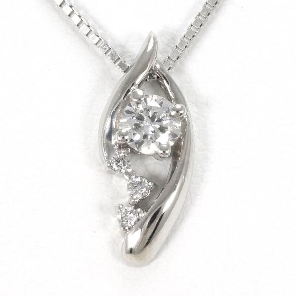 PT900 PT850 Platinum Diamond Necklace in Pristine Condition