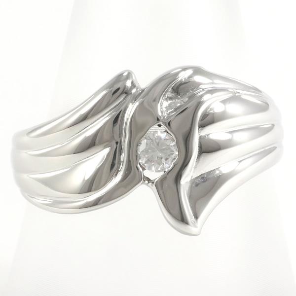 PT900 Platinum Diamond Ring 14.5