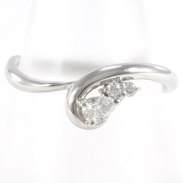 PT900 Platinum Diamond Ring 13.5 in Excellent Condition