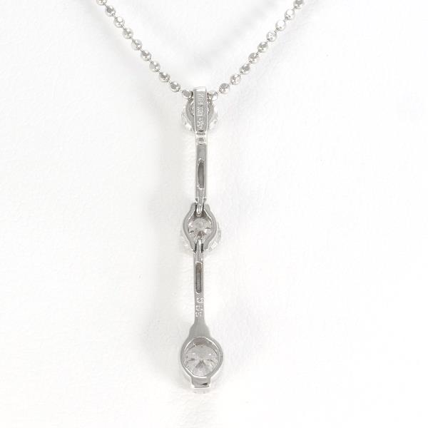 K18 White Gold Diamond Necklace