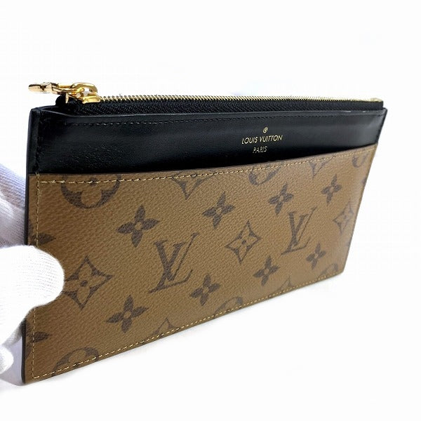 Louis Vuitton Monogram Reverse Slim Purse Long Wallet M80390 in Great Condition