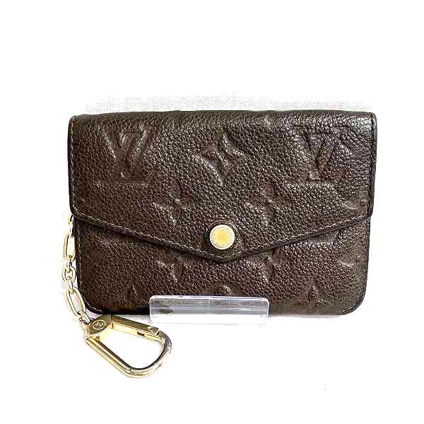 Louis Vuitton Leather Pochette Cles Coin Case