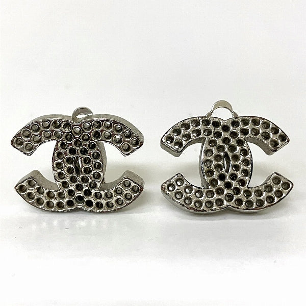 Chanel Coco Mark Metal Earrings in Good Condition