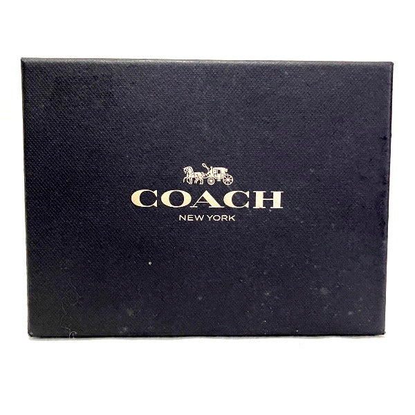 Coach Leather Glitter Blue Star Compact Wallet F23448 in Good Condition